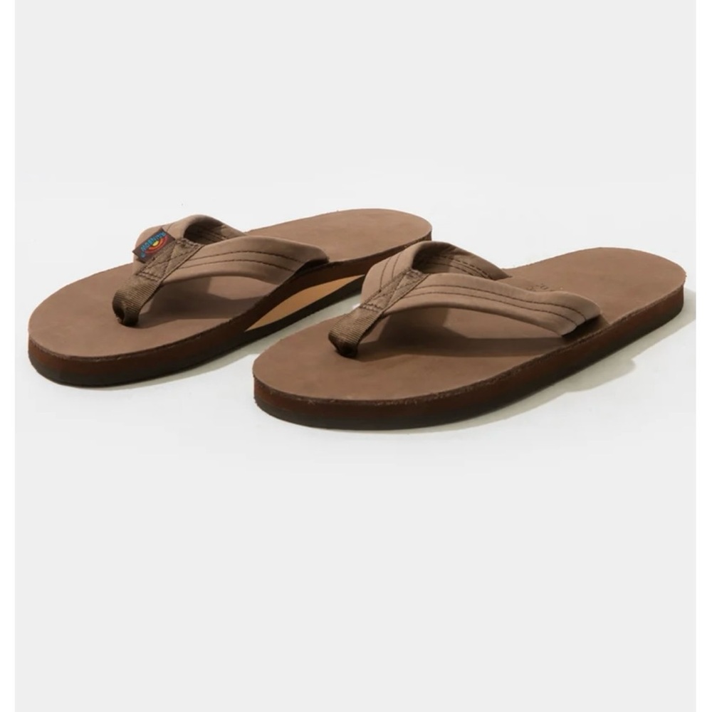Men’s rainbow flip flops
